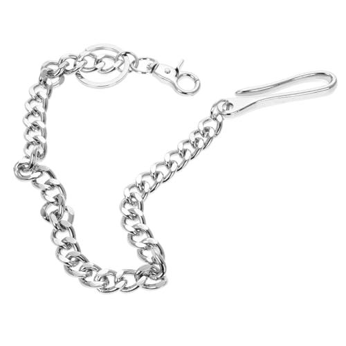 TOVINANNA Retro Metall Hose Kette mit Karabiner Punk Style Jeanskette für Männer Frauen Hip Hop Accessoire Langlebigem Vielseitig Einsetzbar für Mode Bühnenauftritte von TOVINANNA