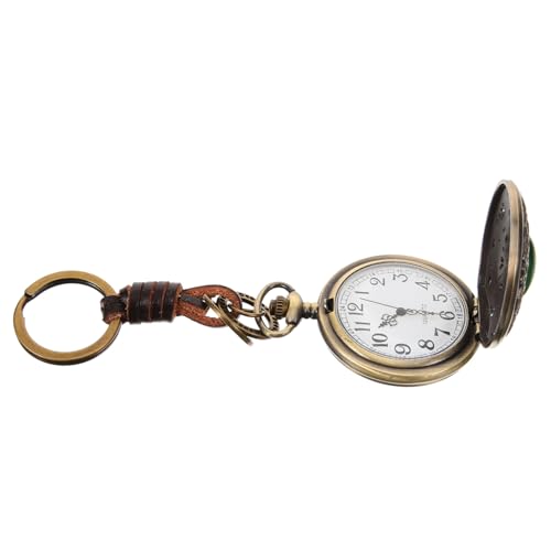 TOVINANNA Vintage Taschenuhr Schlüsselanhänger Herren Damen Antike Digitale Uhr Retro Design Leicht Tragbar von TOVINANNA