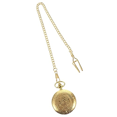 TOVINANNA Retro Taschenuhr mit Kette Vintage Pocket Watch mit Kreativem Design und Leichtem Sammler Langlebig und Rostfrei von TOVINANNA