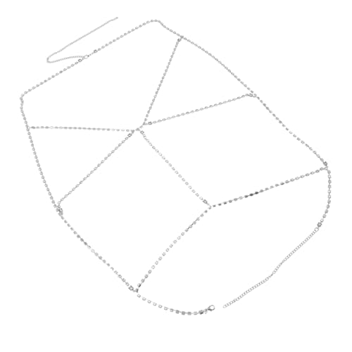 TOVINANNA Rhinestone Body Chain Schmuck für Damen Stilvolle Bikini Kette Sommerliche Strand Accessoires Leichte Langlebige Körperkette mit Funkelnden Strasssteinen für Teenager Mädchen von TOVINANNA