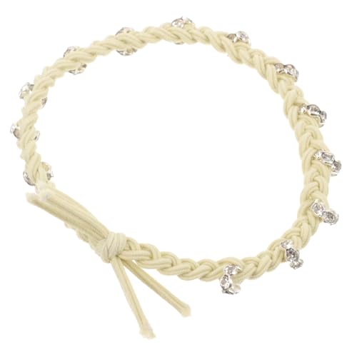 TOVINANNA Rhinestone Haarband Für Mädchen Elastische Dekorative Haargummis Strasssteinen Für Tägliche Frisuren Und Besondere Anlässe Für Ponytails Und Zöpfe von TOVINANNA