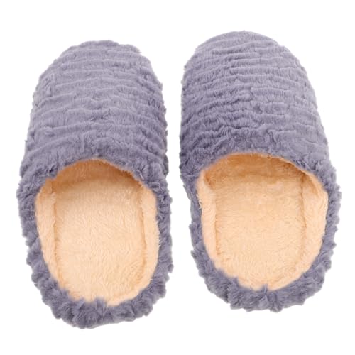 TOVINANNA Rutschfeste Hausschuhe für Damen und Herren mit Geräuschlosem Weichem Sohlenkomfort Antirutschfest für Holzböden Leichtes Warmes Design für Frühling Herbst und Winter von TOVINANNA