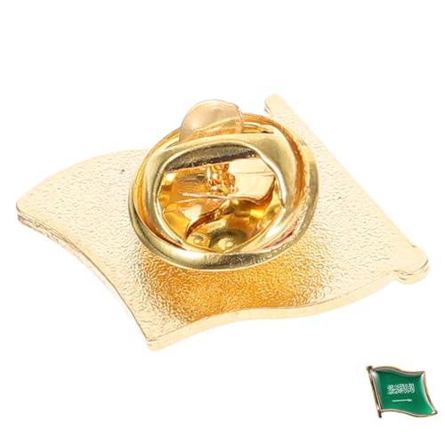 TOVINANNA Saudische Landesflaggen-brosche Metall-anstecknadel Für Herren Passend Für Hut Anzug Hemd Langlebig Und Praktisch von TOVINANNA