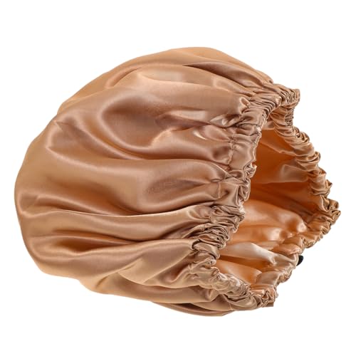 TOVINANNA Schlafmütze Aus Satin Verstellbar Für Damen Und Herren Zum Schlafen Baden Und Make-up Bequeme Mit Schnalle von TOVINANNA