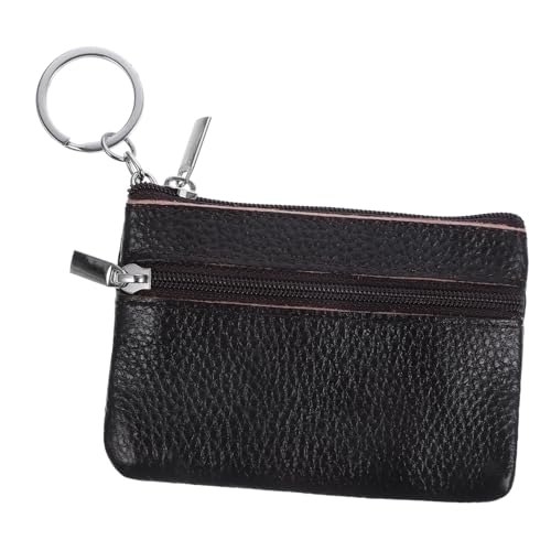 TOVINANNA Schlüsselanhänger Geldbörse Damen Kleines Lederportemonnaie mit Münzfach für Damen Organizer für Schmuck von TOVINANNA