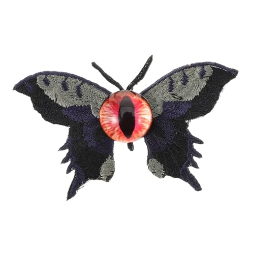 TOVINANNA Schmetterling Augapfel Haar-accessoire Haarspange Für Mädchen Augapfel Haarspangen Dark Fashion Haarspangen Party Wear von TOVINANNA
