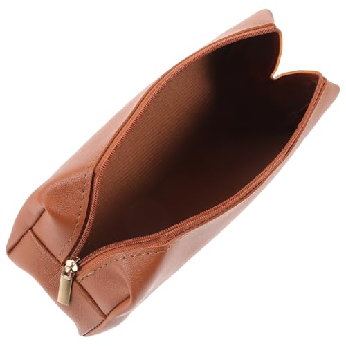 TOVINANNA Schminktasche Für Reisen Make-up Pinsel Organizer Tasche Aus Leder Mit Filigranem Design Für Kleine Gegenstände Leicht Tragbar von TOVINANNA