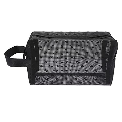 TOVINANNA Schminktasche Tragbare Kosmetiktasche für Frauen Transparente Kulturbeutel mit Fächern für Reisen Toilettenartikel Organizer für Make Up von TOVINANNA