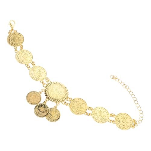 TOVINANNA Fußkettchen Für Damen Mit Quastenanhänger Goldfarbenes Fußschmuck Fußkettchenschmuck Für Hochzeiten Strand-Accessoires Leicht Und Komfortabel Tragbar von TOVINANNA