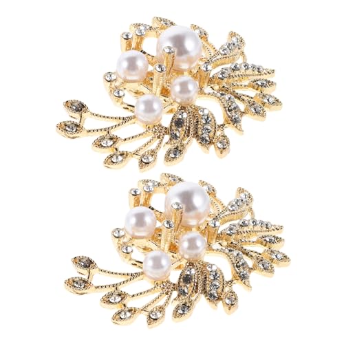 TOVINANNA Schuhschmuck Strass Und Perlen-verzierungen Für Damen Abnehmbare Schuhclips Als Dekorative Accessoires Für Hochzeitsschuhe Und Formelle Anlässe von TOVINANNA