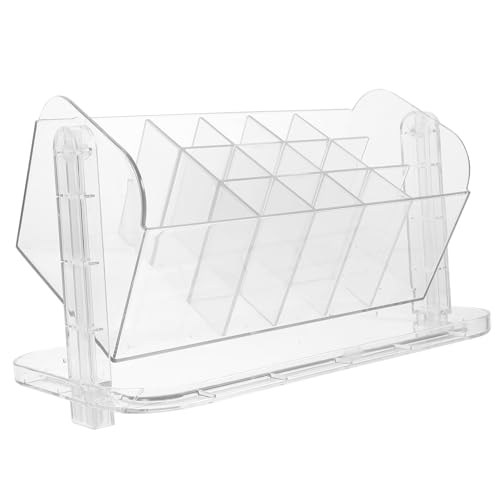 TOVINANNA Makeup Organizer Für Badezimmer Und Schreibtisch Transparente Aufbewahrungsbox Für Kosmetik Lippenstifte Und Besteck Praktischer Desktop Organizer Für Büro Und Schule von TOVINANNA