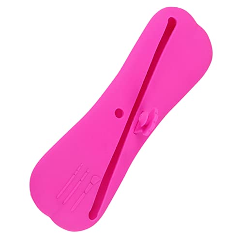 TOVINANNA Silicone Makeup Brush Pouch Tragbarer Kosmetik Organizer Für Make-up Pinsel Für Reisen Leicht Langlebig Und Kratzfest Perfekter Aufbewahrungsort Für Kosmetik Und Zubehör von TOVINANNA
