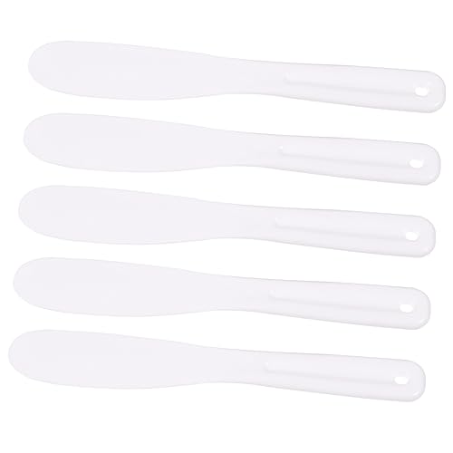 TOVINANNA Silikon-gesichtscreme-löffel 5 Stück Make-up-spatel für Kosmetik Hautpflege-tools von TOVINANNA