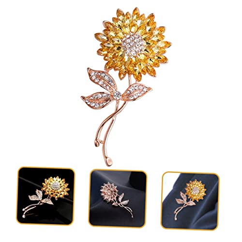 TOVINANNA Sonnenblumen Anstecknadel aus Langlebiger Legierung Brosche für Kleidung Hut Schal und Tasche Sicherer Pinverschluss Dekoratives Accessoire für Damen und Festtagsoutfits TOVINANNA Sonnenblumen Anstecknadel aus Langlebiger Legierung Brosche für Kleidung Hut Schal und Tasche Sicherer Pinverschluss Dekoratives Accessoire für Damen und Festtagsoutfits von TOVINANNA