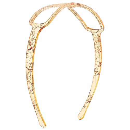 TOVINANNA Sonnenbrillen Haarband Resin Modisches und Bequemes Kopfband für Tägliches Tragen Make Up und Partys Kreatives Design Sonnenbrillenform Fixieren der Haare Beim Waschen Gesichts von TOVINANNA