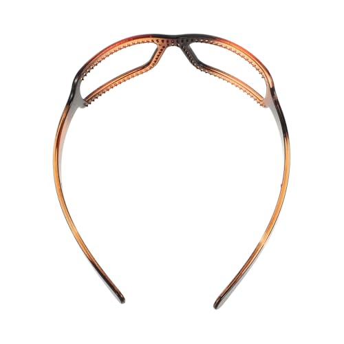 TOVINANNA Sonnenbrillen Haarband Für Frauen Rutschfestes Stirnband Mit Kreativem Sonnenbrillenrahmen Lustiges Haar Accessoire Für Partys Und Strandveranstaltungen Modisches Stirnband in von TOVINANNA