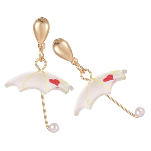 TOVINANNA Statement Ohrringe Damen Cartoon Regenschirm Tropfen Ohrhänger Leicht Sommer Schmuck Geschenk für Frauen und Mädchen Alltag und Party von TOVINANNA