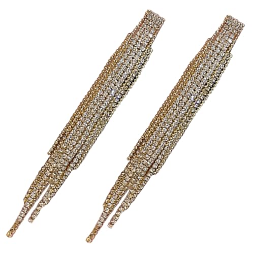 TOVINANNA Ohrringe Für Damen Mit Quaste Lange Baumelnde Ohrringe Strass-ohrringe Ohrschmuck Für Mädchen Und Teenager Trendige Für Alltag Und Partys von TOVINANNA