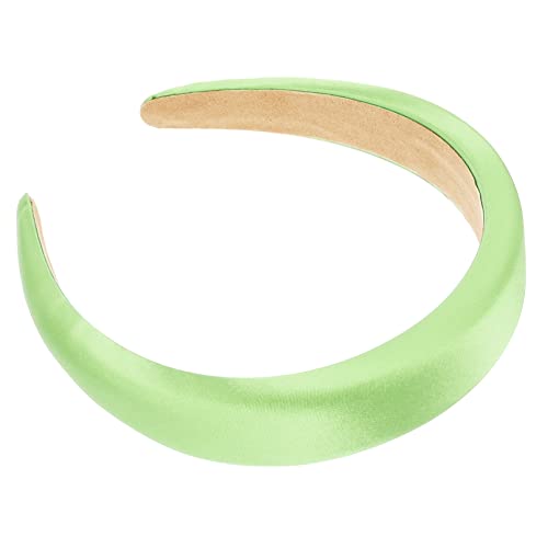 TOVINANNA Stirnband Aus Seidensatin Haarband Für Damen Haarschmuck Für Damen Breites Haarband Aus Satin von TOVINANNA