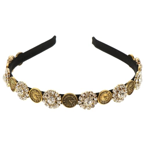 TOVINANNA Rhinestone Haarschmuck Für Damen Vintage Stirnband Mit Glitzersteinen Haaraccessoire Für Hochzeiten Und Partys Leicht Und Perfektes Braut-accessoire von TOVINANNA