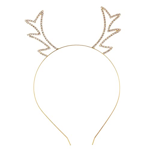 TOVINANNA Leichtes Geweih-stirnband Mit Strasssteinen Weihnachtsdekoration Für Erwachsene von TOVINANNA