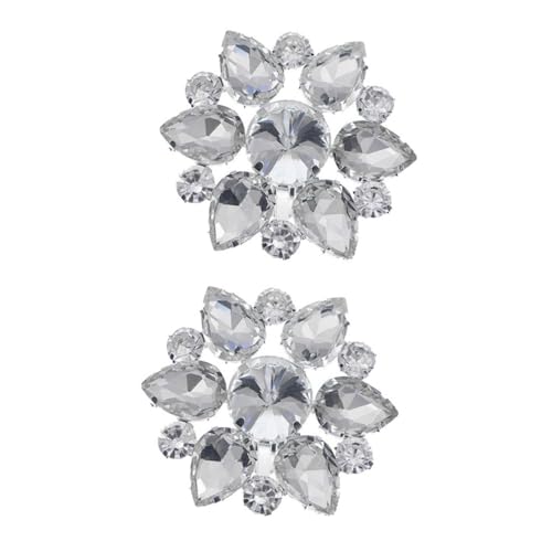 TOVINANNA Strass Schuhclips Damen Hochzeit Schuhschmuck Abnehmbare Wassertröpfchen DIY High Heel Buckles für Elegante Brautschuhe und Damenschuhe TOVINANNA Strass Schuhclips Damen Hochzeit Schuhschmuck Abnehmbare Wassertröpfchen DIY High Heel Buckles für Elegante Brautschuhe und Damenschuhe von TOVINANNA