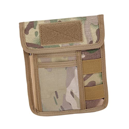 TOVINANNA Stylische Camouflage Kartenetui für Outdoor Tragbare Verschleißfeste Handytasche mit Hängeriemen Multifunktionale Aufbewahrung für Fitness Camping und Wandern von TOVINANNA