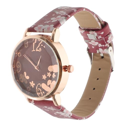 TOVINANNA Stylische Damen Armbanduhr mit Floralem Design Quarzuhr für Täglichen Gebrauch Leicht für Freizeit Schule Partys Farboption von TOVINANNA