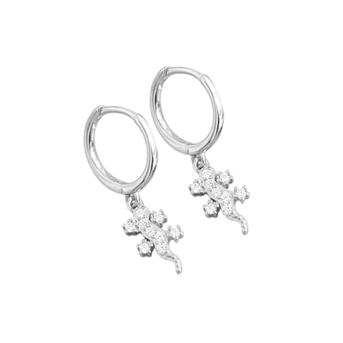 TOVINANNA Stylische Gecko Ohrstecker Sterling Silber Ohrschmuck für Frauen und Mädchen Elegantes Design für Geburtstage und Besondere Anlässe von TOVINANNA