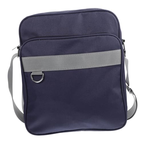 TOVINANNA Stylische Große Umhängetasche aus Robustem Stoff für Schule und Alltag Geräumige Studententasche mit Crossbody Design Leichte Messenger Bag für Freizeit und Reisen von TOVINANNA