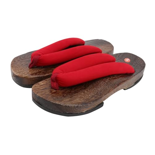 TOVINANNA Stylische Herren Clogs aus Japanischem Design Langlebige rutschfeste Holzsandalen für Sommer Bequeme Hausschuhe mit Modischem Obermaterial für Lange Spaziergänge und von TOVINANNA