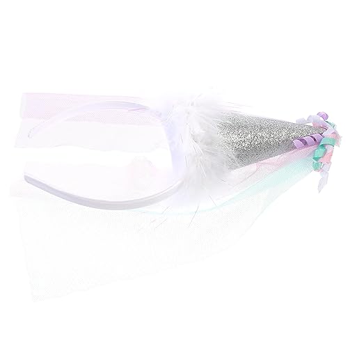 TOVINANNA Stylisches Geburtstags Mini Hut Haarband Niedliche Party Haarreifen für Erwachsene Haaraccessoires für Festliche Anlässe von TOVINANNA