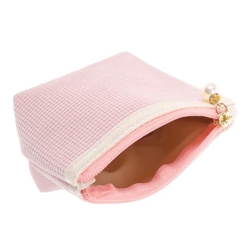 TOVINANNA Kosmetiktasche Für Lippenstifte Tragbare Make-up-Tasche Mit Fächern Für Damen Rosa Pu-Organizer Für Lippenstifte Und Kleine Beauty-Werkzeuge Kompakt Und Stylish von TOVINANNA