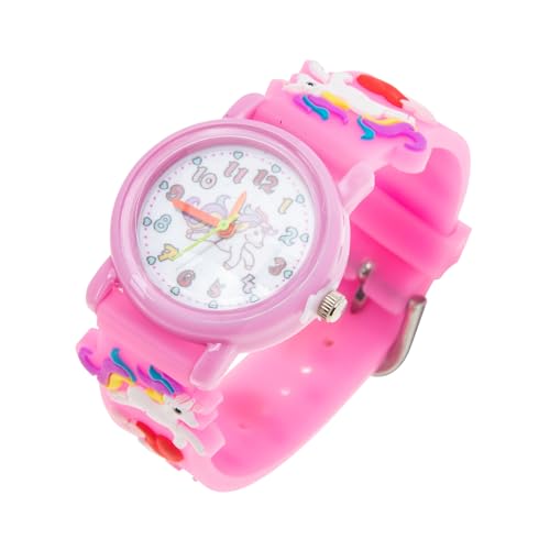 TOVINANNA Einhorn Kinderuhr 3D Cartoon Armbanduhr Silikon Leicht für Mädchen und Jungen von TOVINANNA