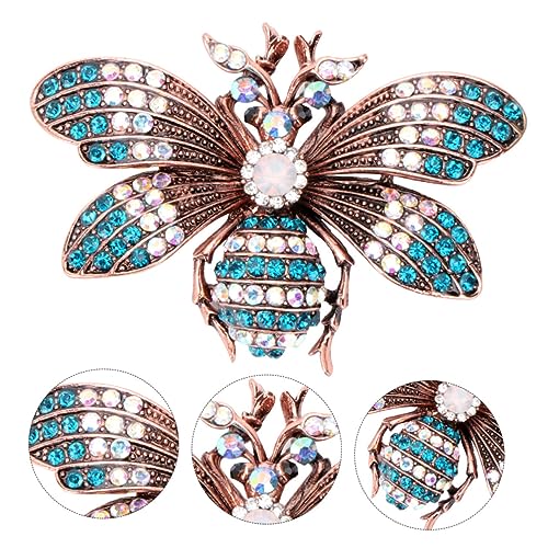 TOVINANNA Vintage Biene Brosche Kreatives Insekten Design Stilvolle Modeaccessoire für Kleidung Taschen und Schals Perfektes für Frauen Hochwertige Verarbeitung Langlebig und Elegant von TOVINANNA