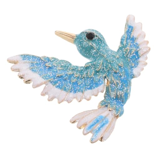 TOVINANNA Vintage Blaue Brosche Kreative Anstecknadel für Damen Schmuck für Kleidung Schals Kleider Mäntel Einzigartiges Design Handwerkskunst Bedeutungsvoll von TOVINANNA