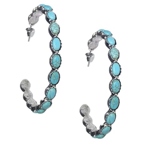 TOVINANNA Vintage Creolen Ohrringe für Damen Boho Schmuck Handgefertigt Leicht zu Kombinieren für Alltag und Besondere Anlässe von TOVINANNA