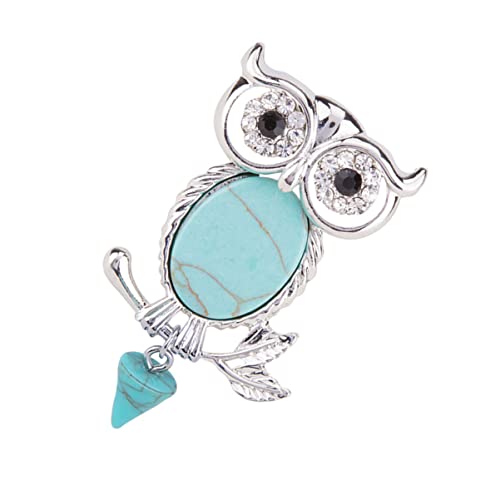 TOVINANNA Vintage Eule Brosche Legierung Dekorative Anstecknadel für Damen Vielseitig Einsetzbar für Kleider Mäntel und Accessoires für Hochzeiten und Partys von TOVINANNA