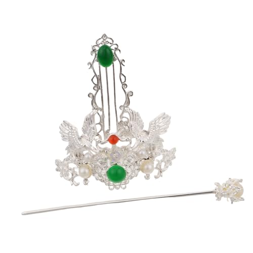 TOVINANNA Vintage Haarnadeln Aus Metall Chinesische Hanfu-stäbchen Mit Asiatischen Blumen Und Perle Hochsteckfrisurenhalter Chignon-maker Für Frauen Und Mädchen von TOVINANNA