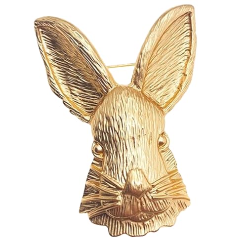TOVINANNA Kaninchen Anstecknadel Für Damen Modische Tierbrosche Langlebige Metallbrosche Mit Cartoon Design Für Kleidung Anzug Und Schal von TOVINANNA