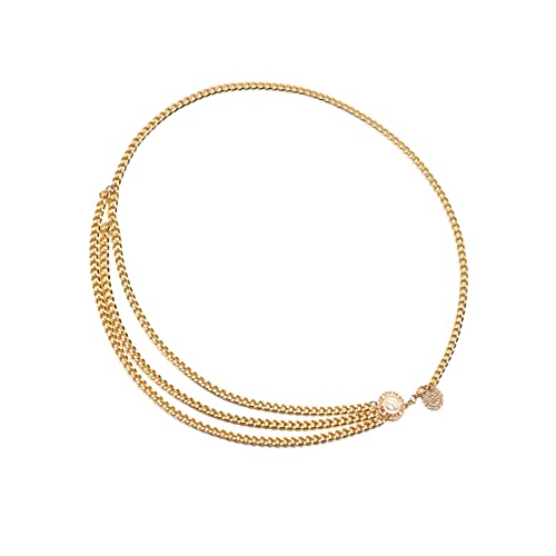 TOVINANNA Vintage Körperkette für Damen Verstellbare Taillenkette Gold für Hochzeiten und Besondere Anlässe für Kleider und Bikinis TOVINANNA Vintage Körperkette für Damen Verstellbare Taillenkette Gold für Hochzeiten und Besondere Anlässe für Kleider und Bikinis von TOVINANNA