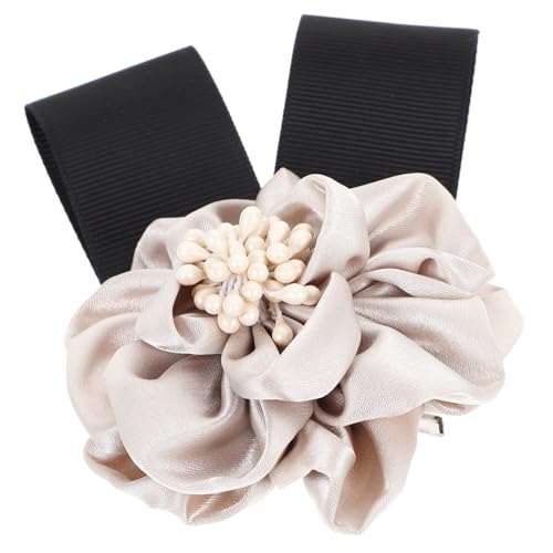 TOVINANNA Vintage Satin Rosenbrosche Damen Anstecknadel Blütenmotiv Stoffblume für Kleidung Anzüge Hüte Taschen Vielseitig Einsetzbar Sicherer Pin und Clip Stilvolles Damen Accessoire von TOVINANNA