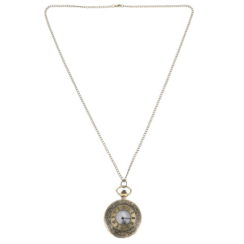 TOVINANNA Taschenuhr Vintage Kleine Mechanische Uhr Für Herren Damen Ältere Personen Dekorativ Kreativ Tragbar von TOVINANNA