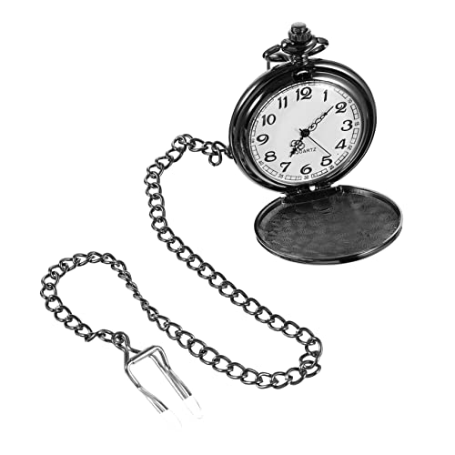 TOVINANNA Vintage Taschenuhr mit Gravur Unisex Anhänger für Männer Frauen Perfektes Vatertag Robuste Quartz Uhr mit Kette für Einfache Befestigung Langlebiges Material für Dauerhaften von TOVINANNA