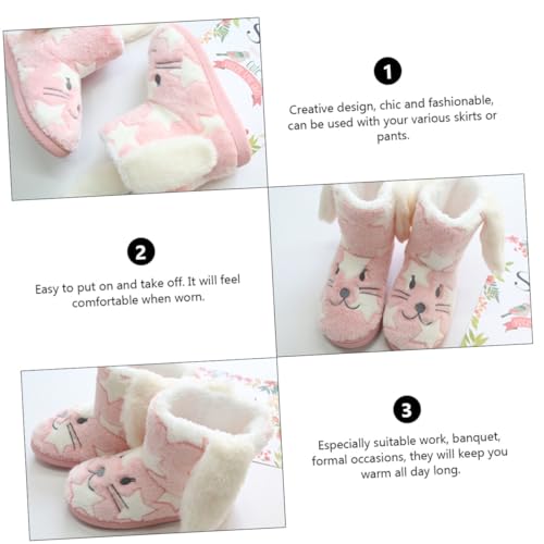 TOVINANNA Warme Wasserfeste Winterboots Damen mit Rutschfester Sohle Gefüttert Elastisch und Schneestiefel für Alltag Arbeit und Festliche Anlässe Rosa TOVINANNA Warme Wasserfeste Winterboots Damen mit Rutschfester Sohle Gefüttert Elastisch und Schneestiefel für Alltag Arbeit und Festliche Anlässe Rosa von TOVINANNA