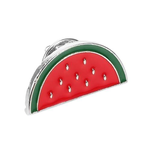 TOVINANNA Wassermelonen Brosche Cartoon Anstecknadel Metall Brosche Für Damen Dekorative Kleidungsaccessoires Pullover Clip Für Schals Und Kleider von TOVINANNA