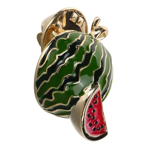 TOVINANNA Wassermelonen Brosche für Frauen Süßer Cartoon Pin als Modeschmuck für Pullover Kleider und Schals Leicht Langlebig von TOVINANNA