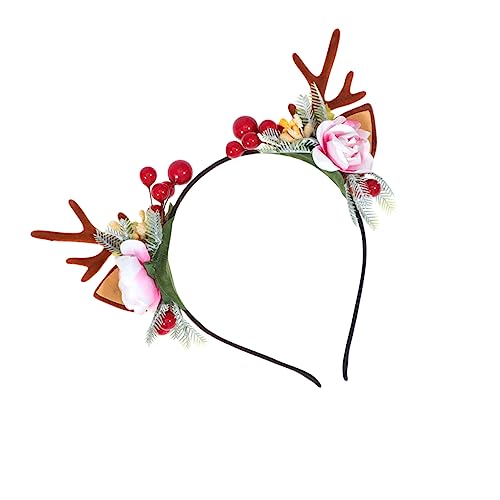 TOVINANNA Weihnachtlicher Haarreif Mit Geweihen Festlicher Kopfschmuck Für ädchen Und Frauen Ideal Für Weihnachten Und Partys Erhältlich Verschiedenen Designs von TOVINANNA