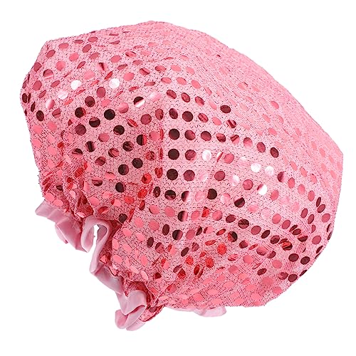 TOVINANNA Wiederverwendbare Duschhaube Für Damen Elastisch Praktische Badekappe Für Haar Und Kopfsschutz Für Reisen Und Hautpflege Leicht Zu Reinigen Und Tragbar von TOVINANNA