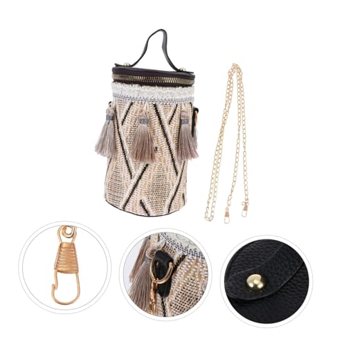 TOVINANNA Woven Schultertasche Damen Handgefertigt Boho Stil Schulterbeutel Schwarz für Alltag Strand Reise TOVINANNA Woven Schultertasche Damen Handgefertigt Boho Stil Schulterbeutel Schwarz für Alltag Strand Reise von TOVINANNA